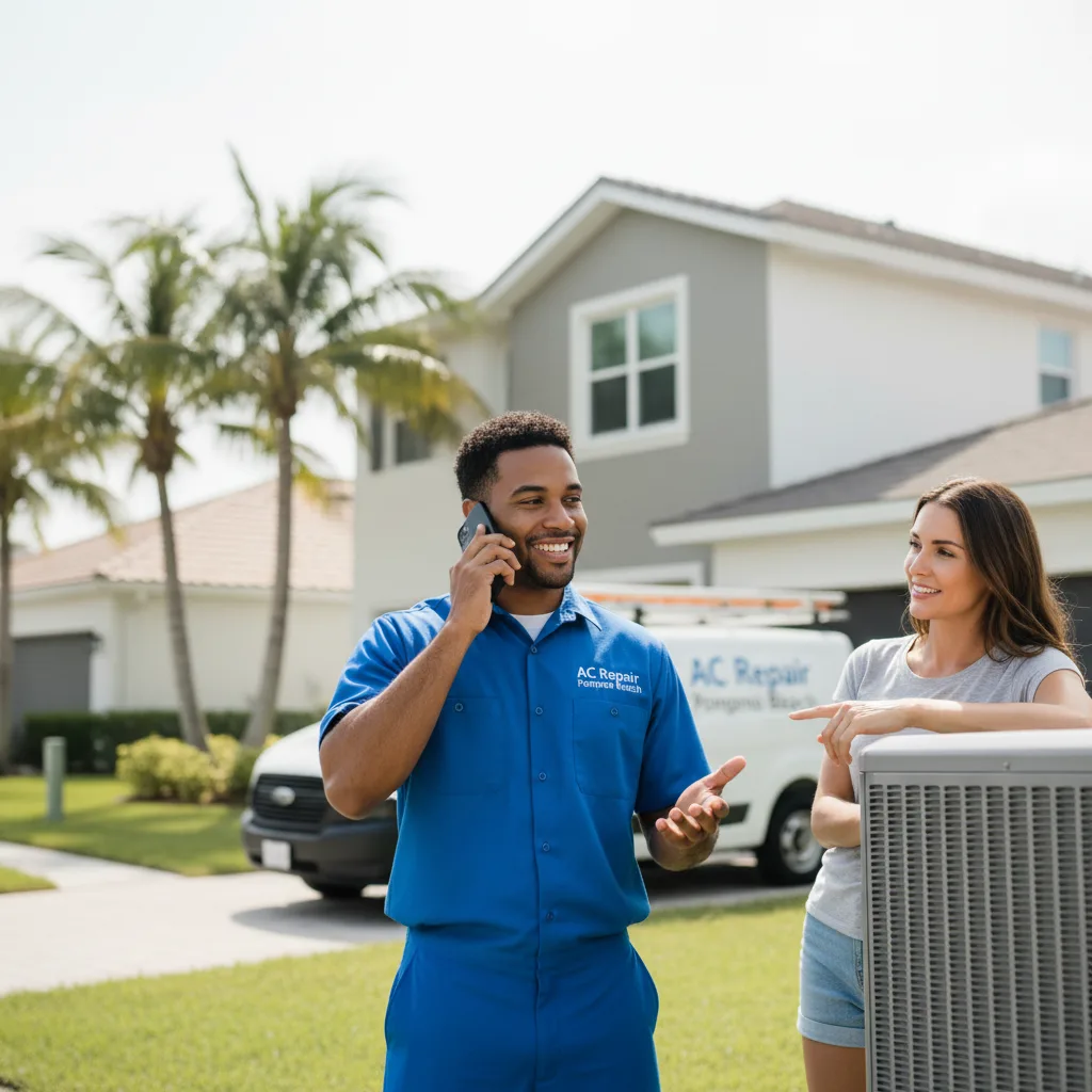 AC Repair Pompano Beach customer support in West Roxbury